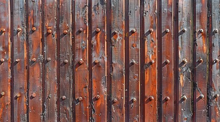 Canvas Print - old wooden door