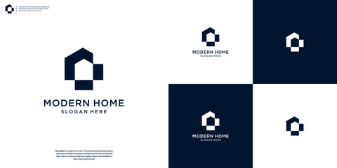 Wall Mural - Home Real estate logo design template. icon Building for your business