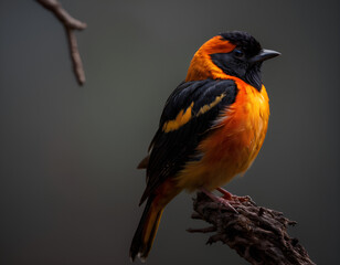 Wall Mural - red winged blackbird, red headed woodpecker, red billed hornbill