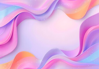 Wall Mural - Abstract Purple and Pink Liquid Waves Background