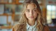 © Azriel - Portrait of a Young Woman with Blonde Hair