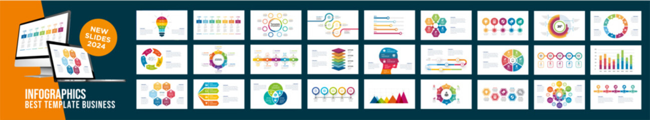 Wall Mural - Best infographics slides