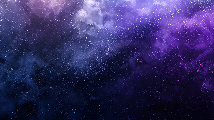 Wall Mural - dark purple starry night sky background galaxy space nebula universe cosmos astronomy constellations