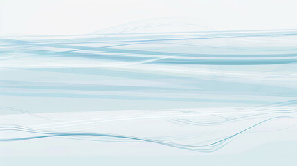 Wall Mural - abstract blue wave smooth lines background modern minimal white design flow dynamic elegant curve