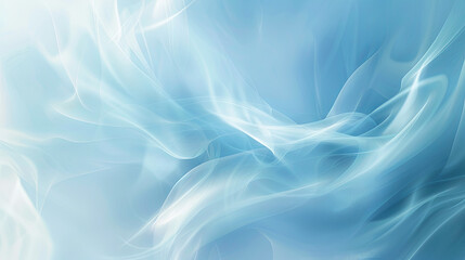 Wall Mural - abstract blue background smooth waves flow elegant luxury style white texture design template presen