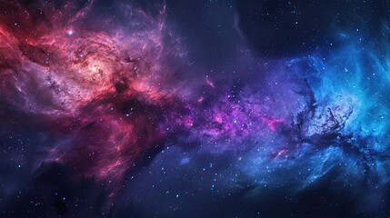 Wall Mural - stary night cosmos. universe science astronomy. colorful space galaxy cloud nebula. illustration for