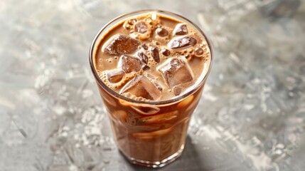 The iced coffee drink