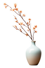 Sticker - PNG Blossom flower plant vase.