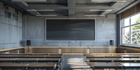 Canvas Print - university classroom