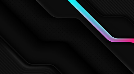 Wall Mural - abstract diagonal geometry gradient graphic black design banner