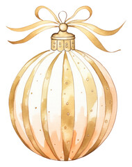 Poster - PNG Christmas ornament bauble gold illuminated celebration.