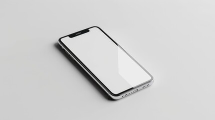 smartphone isolated on white