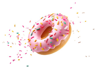 Sticker - PNG Sprinkles dessert donut food.