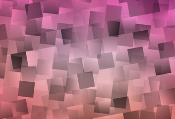 Wall Mural - Light Pink vector backdrop with rhombus.