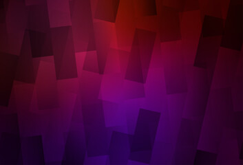 Wall Mural - Dark Pink, Yellow vector template with rhombus.