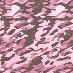 Poster - pink camouflage pattern modern fashion print print