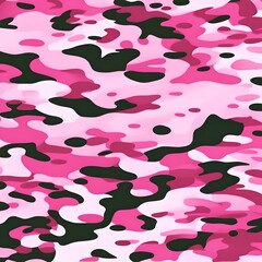 Poster - pink camouflage pattern modern fashion print print