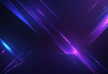 Abstract square technology dark blue purple gradient background with digital geometric shape and line 