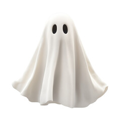 Wall Mural - White halloween ghost.