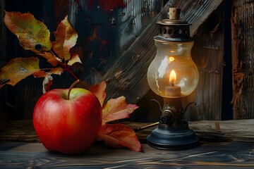 Canvas Print - still life with apples