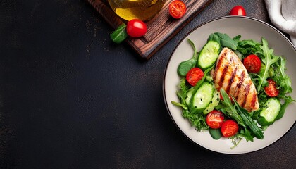 Wall Mural - vegetables on a plate