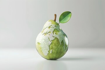 Sticker - pear on a white background