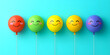 © Alexandre - Happiness expressed through bright, colorful balloons