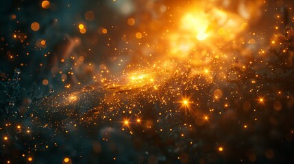 Wall Mural - colorful cosmic nebula creating a spectacular display of stars at dusk