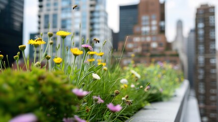 eco-friendly urban beekeeping: promoting biodiversity on a city rooftop