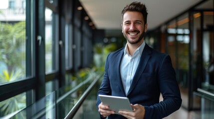 Wall Mural - The smiling business professional