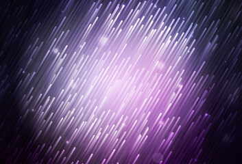 Wall Mural - dark purple, pink vector background with stright stripes.