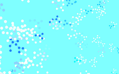 Wall Mural - light blue vector texture with artificial intelligence concept.