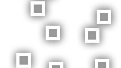 Wall Mural - 3D square moving and animation minimalist background