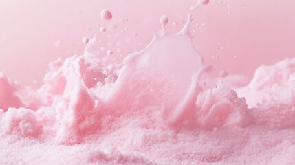 Poster - Pink Splashing Liquid