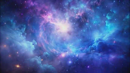 Wall Mural - mystical purple and blue galaxy clouds create a dreamy night cosmos wallpaper, galaxy, clouds, mysti