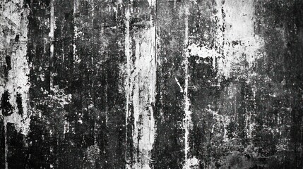 Poster - Grunge Texture Black and White Abstract Background