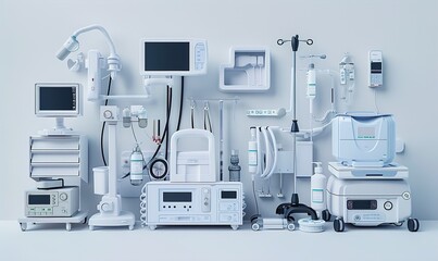 background wallpaper doctor tool equipment healthcare service Generate AI