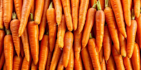 Poster - Close up of vibrant orange carrot wallpaper texture, healthy, fresh, organic, background, vegetable, pattern, close up, texture