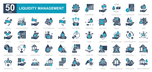 Poster - Liquidity Management iconset