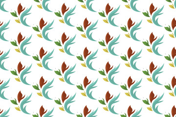 Wall Mural - Autumn seamless pattern background