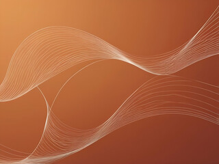 Wall Mural - abstract wireframe Modern wave curve autumn color abstract presentation illustration background