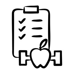 Sticker - Nutrition Planning Icon