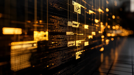 abstract futuristic digital background - perfect for technology and sci-fi designs