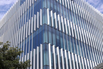 architectural details of tall buildings and structures close-up.
