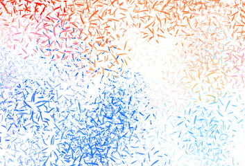 Wall Mural - light pink vector texture with colored lines.