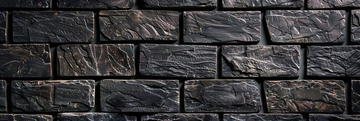 black colored brick wall -