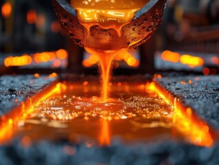 Sticker - Molten Metal Pouring