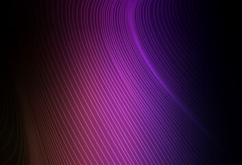 Wall Mural - dark purple, pink vector pattern with sharp lines.