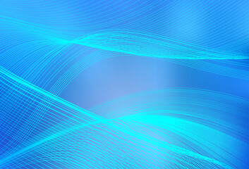 Wall Mural - Light BLUE vector blurred template.