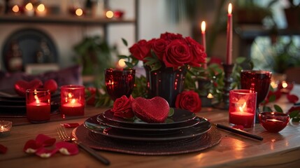 a romantic valentine's day dinner